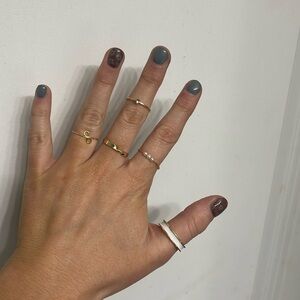 Bohemian Gold Ring Set 💛 Lot 13